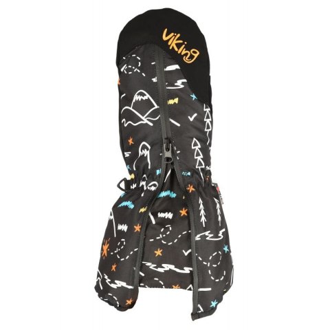 Rękawice zimowe dziecięce Viking Snoppy Kids membrana Aqua Thermo Tex narciarskie czarne (125/23/2288/09) Viking