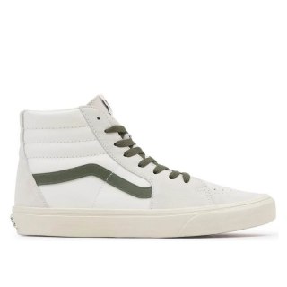Trampki męskie VANS UA SK8-HI VINTAGE POP wysokie za kostkę zamszowe białe (VN0A4BVTR2S) Vans