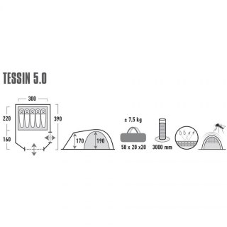 Namiot High Peak Tessin 5 10228 High Peak