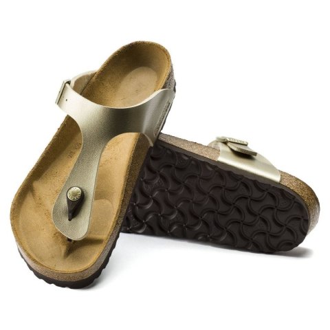 Japonki damskie Birkenstock Gizeh Birko-Flor Gold złote narrow wąskie (1016109) Birkenstock