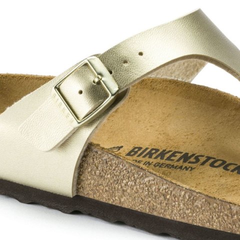 Japonki damskie Birkenstock Gizeh Birko-Flor Gold złote narrow wąskie (1016109) Birkenstock