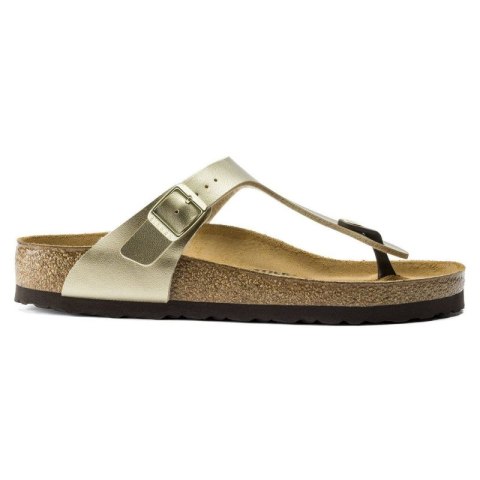Japonki damskie Birkenstock Gizeh Birko-Flor Gold złote narrow wąskie (1016109) Birkenstock
