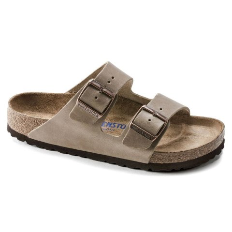 Klapki Birkenstock Arizona Soft Footbed Oiled Leather Tabacco Brown narrow wąskie damskie/męskie (0552813) Birkenstock
