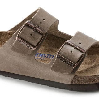 Klapki Birkenstock Arizona Soft Footbed Oiled Leather Tabacco Brown narrow wąskie damskie/męskie (0552813) Birkenstock