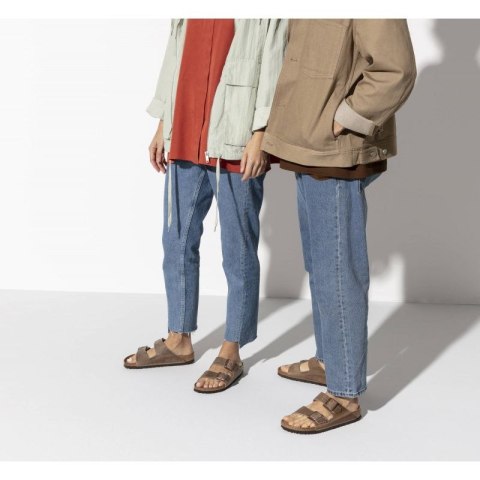 Klapki Birkenstock Arizona Soft Footbed Oiled Leather Tabacco Brown narrow wąskie damskie/męskie (0552813) Birkenstock