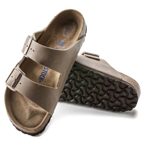Klapki Birkenstock Arizona Soft Footbed Oiled Leather Tabacco Brown narrow wąskie damskie/męskie (0552813) Birkenstock