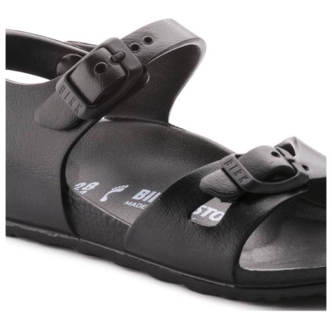 Sandały dziecięce Birkenstock RIO KIDS EVA Black czarne narrow wąskie (0126113) Birkenstock