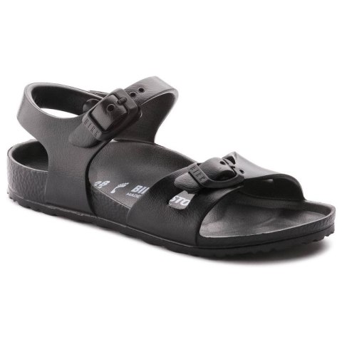 Sandały dziecięce Birkenstock RIO KIDS EVA Black czarne narrow wąskie (0126113) Birkenstock
