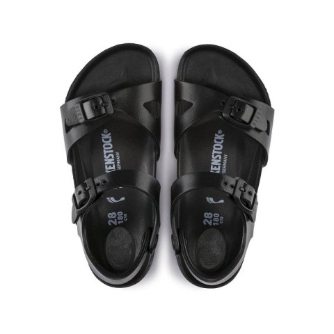 Sandały dziecięce Birkenstock RIO KIDS EVA Black czarne narrow wąskie (0126113) Birkenstock