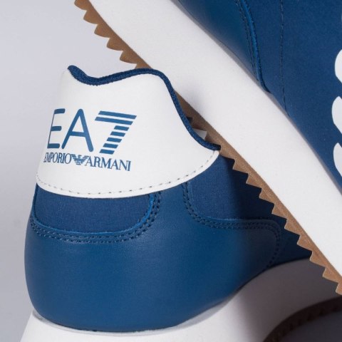 Sneakersy męskie Emporio Armani EA7 buty sportowe niebieskie (X8X114-XK270-S290)