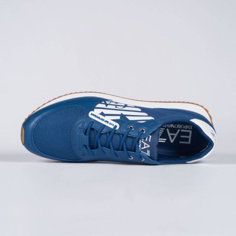 Sneakersy męskie Emporio Armani EA7 buty sportowe niebieskie (X8X114-XK270-S290)