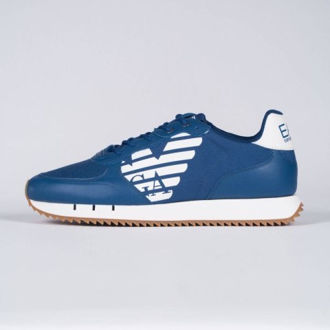 Sneakersy męskie Emporio Armani EA7 buty sportowe niebieskie (X8X114-XK270-S290)