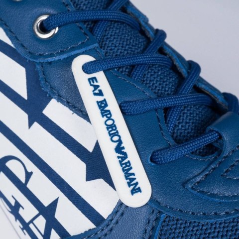 Sneakersy męskie Emporio Armani EA7 buty sportowe niebieskie (X8X114-XK270-S290)