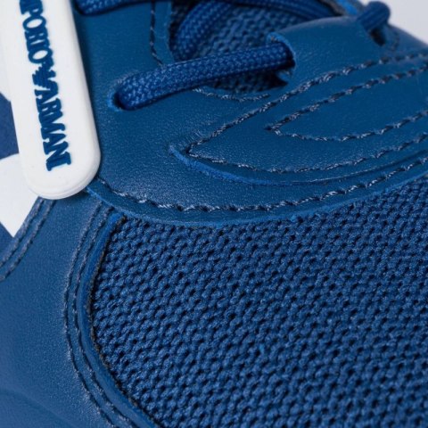 Sneakersy męskie Emporio Armani EA7 buty sportowe niebieskie (X8X114-XK270-S290)