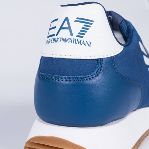 Sneakersy męskie Emporio Armani EA7 buty sportowe niebieskie (X8X114-XK270-S290)