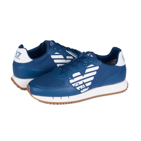 Sneakersy męskie Emporio Armani EA7 buty sportowe niebieskie (X8X114-XK270-S290)