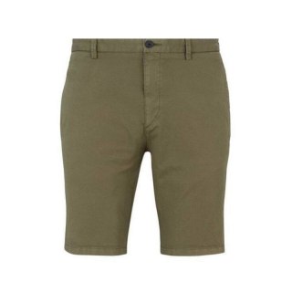Spodenki krótkie męskie na lato chino Hugo Boss zielone (50471182-345)