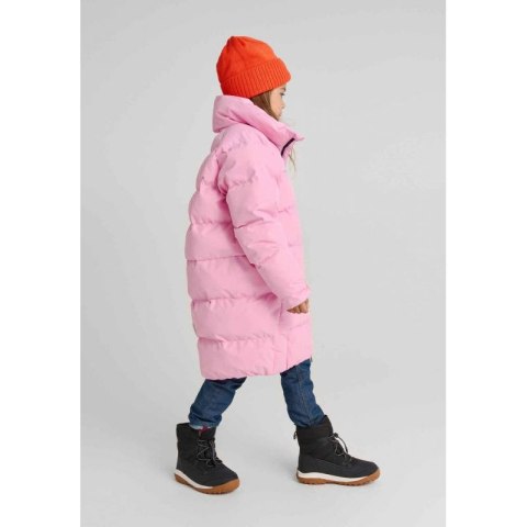 Czapka zimowa dziecięca Reima Beanie Kalotti Red Orange Junior z certyfikowanej wełny pomarańczowa (5300232A-2820)