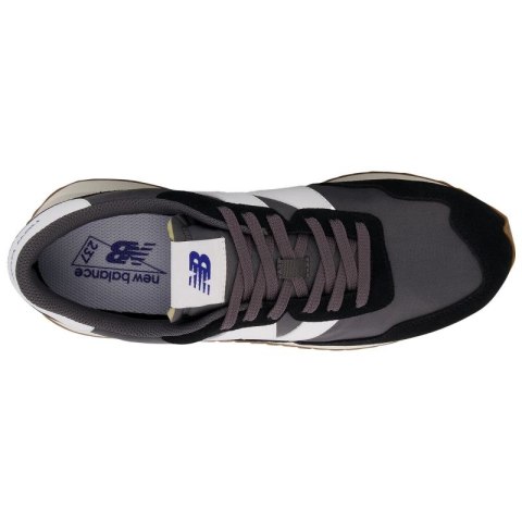 Sneakersy męskie New Balance buty lifestylowe sportowe ze skóry zamszowej czarne (MS237GA) New Balance