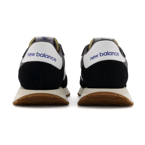 Sneakersy męskie New Balance buty lifestylowe sportowe ze skóry zamszowej czarne (MS237GA) New Balance