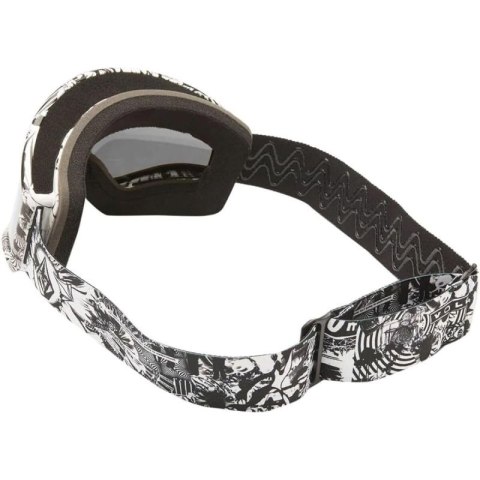 Gogle narciarskie damskie/męskie Volcom YAE OP ART/SILVER CHROME ochrona UV snowboardowe szare (VG0722318) Volcom