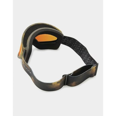 Gogle snowboardowe damskie/męskie Volcom Footprints narciarskie zimowe sportowe czerwone (VG0622103) Volcom
