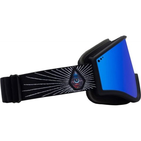 Gogle snowboardowe damskie/męskie Volcom Yae zimowe sportowe narciarskie niebieskie (VG0722319) Volcom