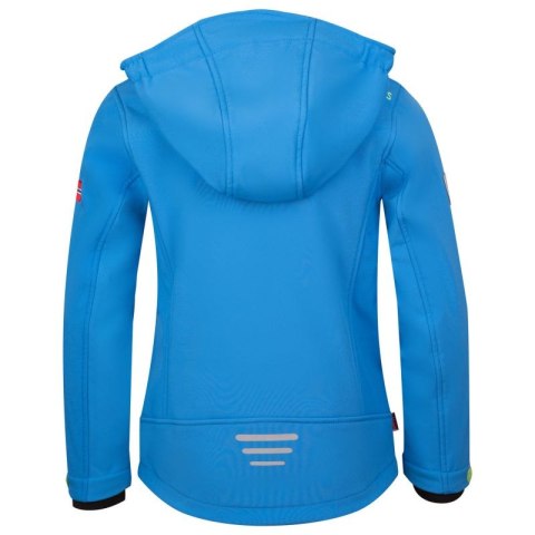 Kurtka narciarska dziecięca TrollKids Kids Trollfjord Jacket medium blue/green wodoodporna niebieska (161-106) Trollkids