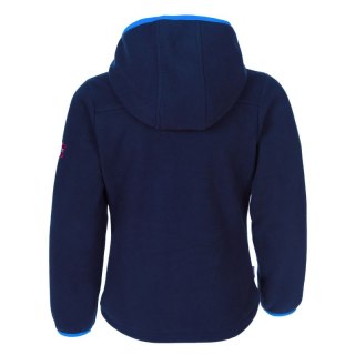 Kurtka polarowa dziecięca TrollKids Kids Stavanger Jacket navy/light blue wiatroszczelna niebieska (706-110) Trollkids