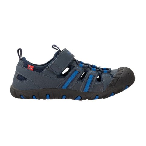 Sandały sportowe dziecięce dla chłopca/dziewczynki Trollkids Kids Sandefjord Sandal XT navy/medium blue (668-117) Trollkids