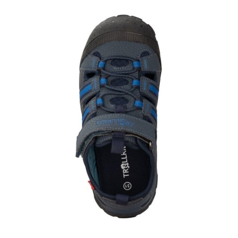 Sandały sportowe dziecięce dla chłopca/dziewczynki Trollkids Kids Sandefjord Sandal XT navy/medium blue (668-117) Trollkids