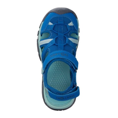 Sandały sportowe dziecięce dla chłopca/dziewczynki Trollkids Kids Stavanger Sandal XT cobalt blue/dusky turquoise/dark navy (659 Trollkids
