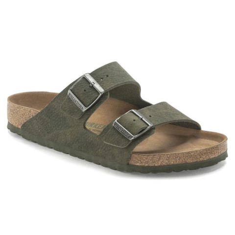 Klapki Birkenstock Arizona Vegan Microfaser Regular damskie-męskie Desert Dust Thyme na szeroką stopę wegańskie (1024550) Birkenstock