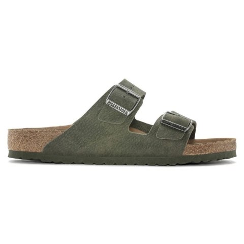 Klapki Birkenstock Arizona Vegan Microfaser Regular damskie-męskie Desert Dust Thyme na szeroką stopę wegańskie (1024550) Birkenstock