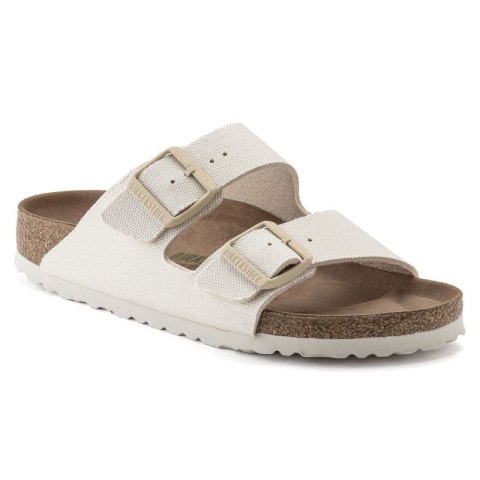 Klapki Birkenstock damskie Arizona Vegan Women Textile Narrow Eggshell na wąską stopę wegańskie (1022679) Birkenstock
