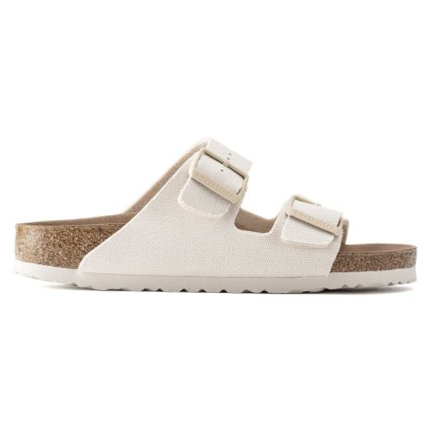 Klapki Birkenstock damskie Arizona Vegan Women Textile Narrow Eggshell na wąską stopę wegańskie (1022679) Birkenstock