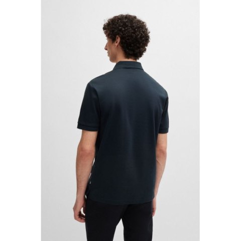 Koszulka Polo męska BOSS Parlay 143 BLU klasyczna regular fit granatowa (50515596-405)