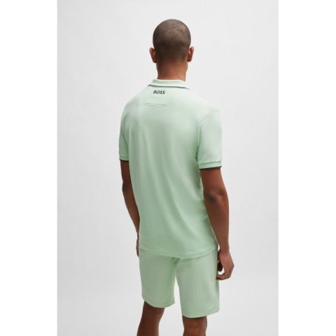 Koszulka Polo męska Boss Paddy Pro Open Green regular fit zielona (50469102-388)