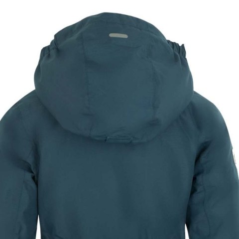Kurtka z kapturem wodoodporna dziecięca Trollkids Girls Alesund Coat puchowa zimowa granatowa (301-142) Trollkids