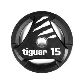 Talerz olimpijski tiguar PU 15 kg TI-WTPU01500 Tiguar