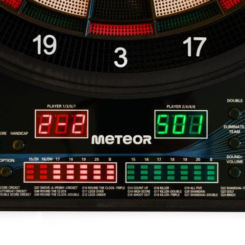 Tarcza do darta Meteor elektroniczna 4-led 24689 Meteor