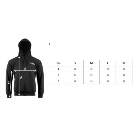 Bluza rozpinana z kapturem Masters M 04472-11M Masters