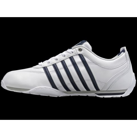 Buty sportowe męskie K-Swiss Arvee 1.5 skórzane sneakersy do kostki klasyczne białe (02453-900-M)