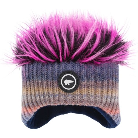 Czapka zimowa dziecięca Eisbar Keke Cocker MÜ wełniana merino wielokolorowa (E71092/454)