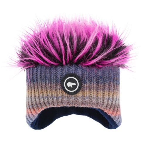 Czapka zimowa dziecięca Eisbar Keke Cocker MÜ wełniana merino wielokolorowa (E71092/454)