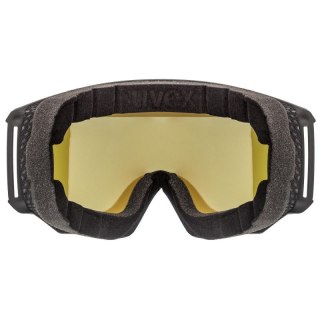 Gogle damskie/męskie narciarskie Uvex Athletic CV sportowe snowboardowe czarne (55/0/527/2231) Uvex