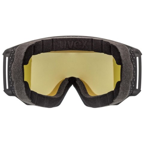 Gogle damskie/męskie narciarskie Uvex Athletic CV sportowe snowboardowe czarne (55/0/527/2231) Uvex