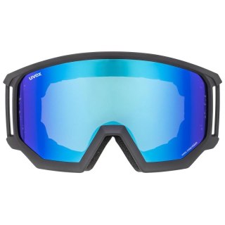 Gogle damskie/męskie narciarskie Uvex Athletic CV sportowe snowboardowe czarne (55/0/527/2231) Uvex