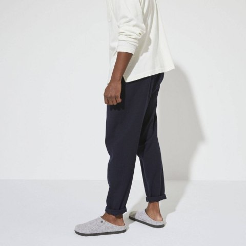 Kapcie męskie/damskie ocieplane Birkenstock Zermatt Light Gray z wełnianego filcu regular szerokie (1015092) Birkenstock