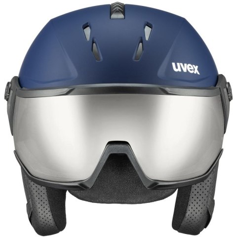 Kask narciarski damski/męski Uvex Instinct Visor snowboardowy sportowy (56/6/260/10) Uvex